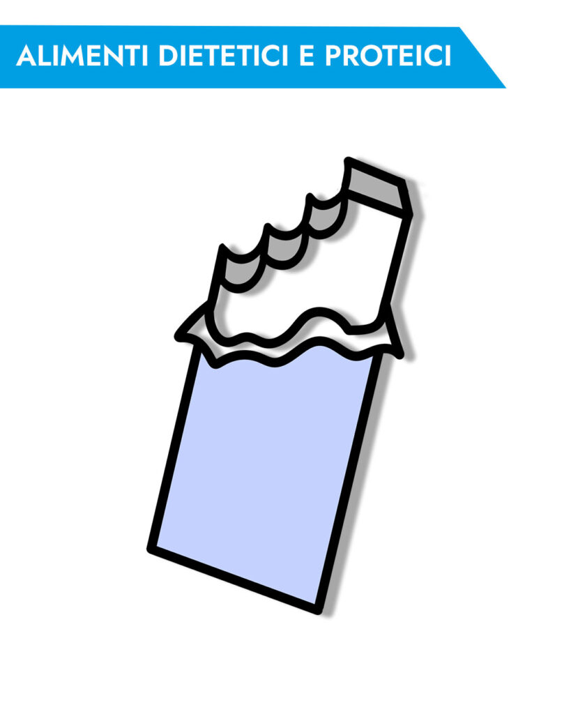 Alimenti dietetici e proteici